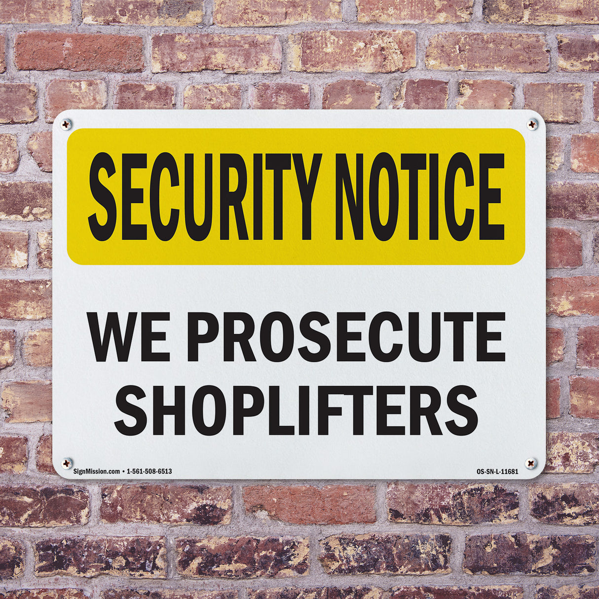 We Prosecute Shoplifters