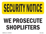 We Prosecute Shoplifters