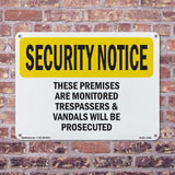 These Premises Are Monitored Trespassers