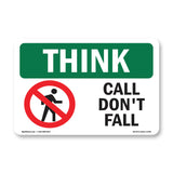 Call Don't Fall With Symbol