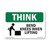 Bend Knees When Lifting Bilingual