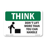 Don't Lift More Than You Can Handle