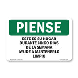 Home Five Days Of The Week Help Keep It Clean