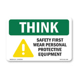 Wear PPE Symbol Bilingual