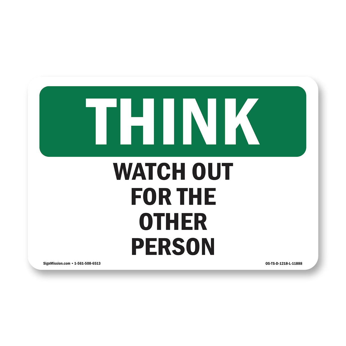 Think Blank Write-On