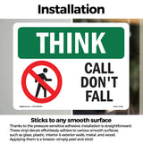 Call Don't Fall With Symbol