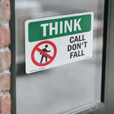 Call Don't Fall With Symbol