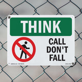 Call Don't Fall With Symbol