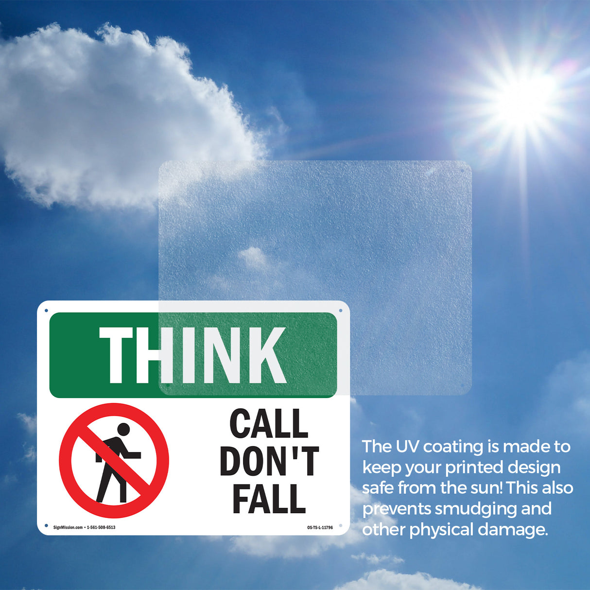 Call Don't Fall With Symbol