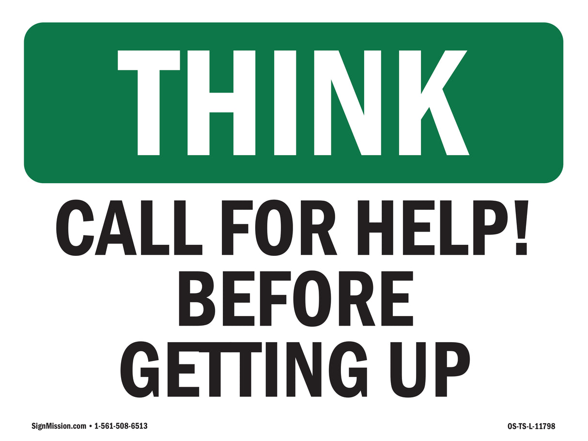 Call For Help Before Getting Up