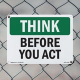 Before You Act
