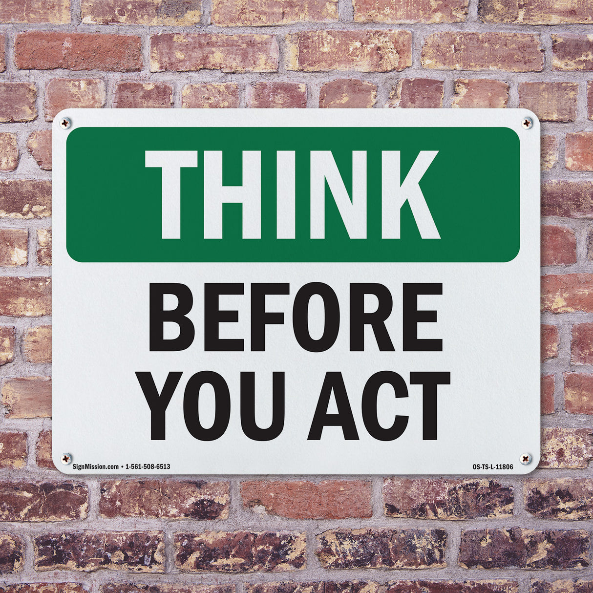 Before You Act