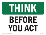Before You Act
