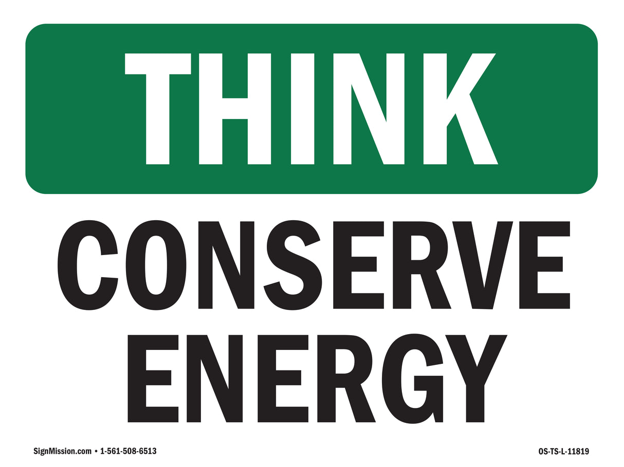 Conserve Energy