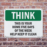 Home Five Days Of The Week Help Keep It Clean