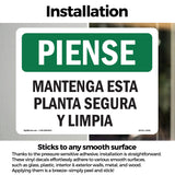 Keep This Plant Safe And Clean Spanish
