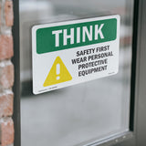 Wear PPE Symbol Bilingual