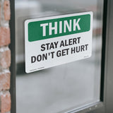 Stay Alert Don't Get Hurt Bilingual