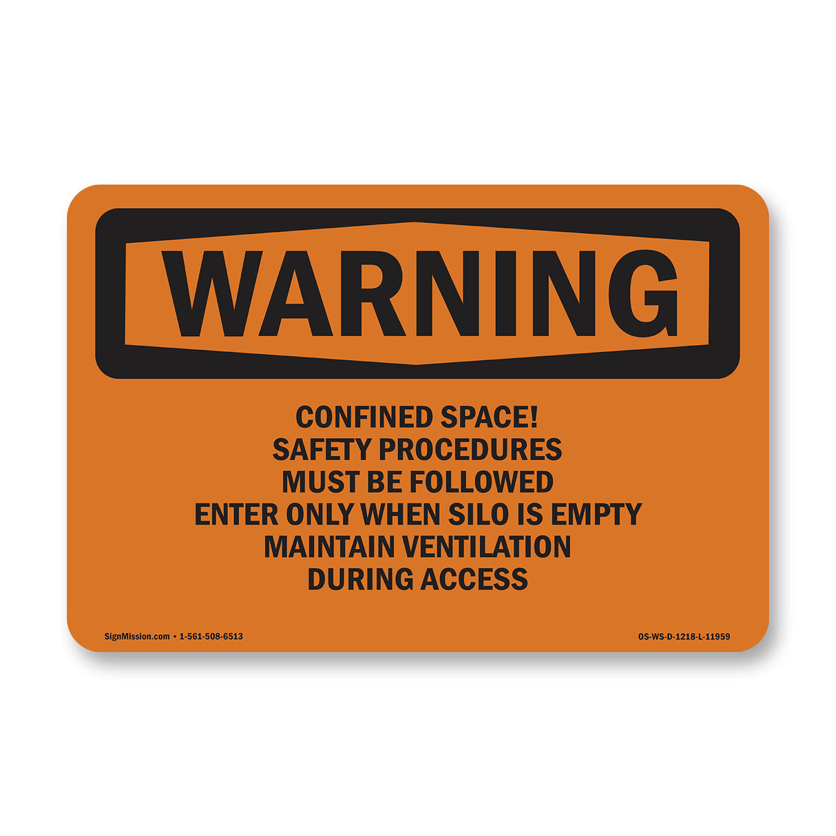 Confined Space! Safety Procedures