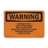 Confined Space! Safety Procedures