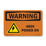 480V Power On With Symbol
