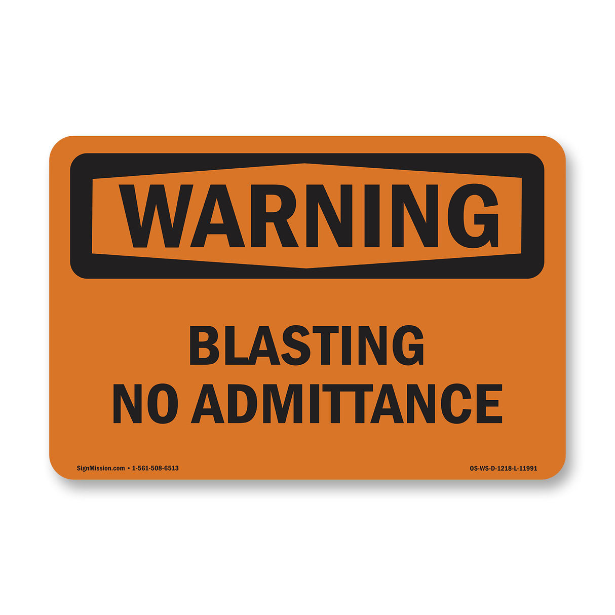 Blasting No Admittance