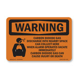 Carbon Dioxide Gas Discharge With Symbol