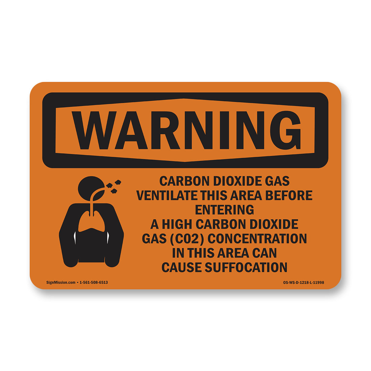Carbon Dioxide Gas Ventilate With Symbol