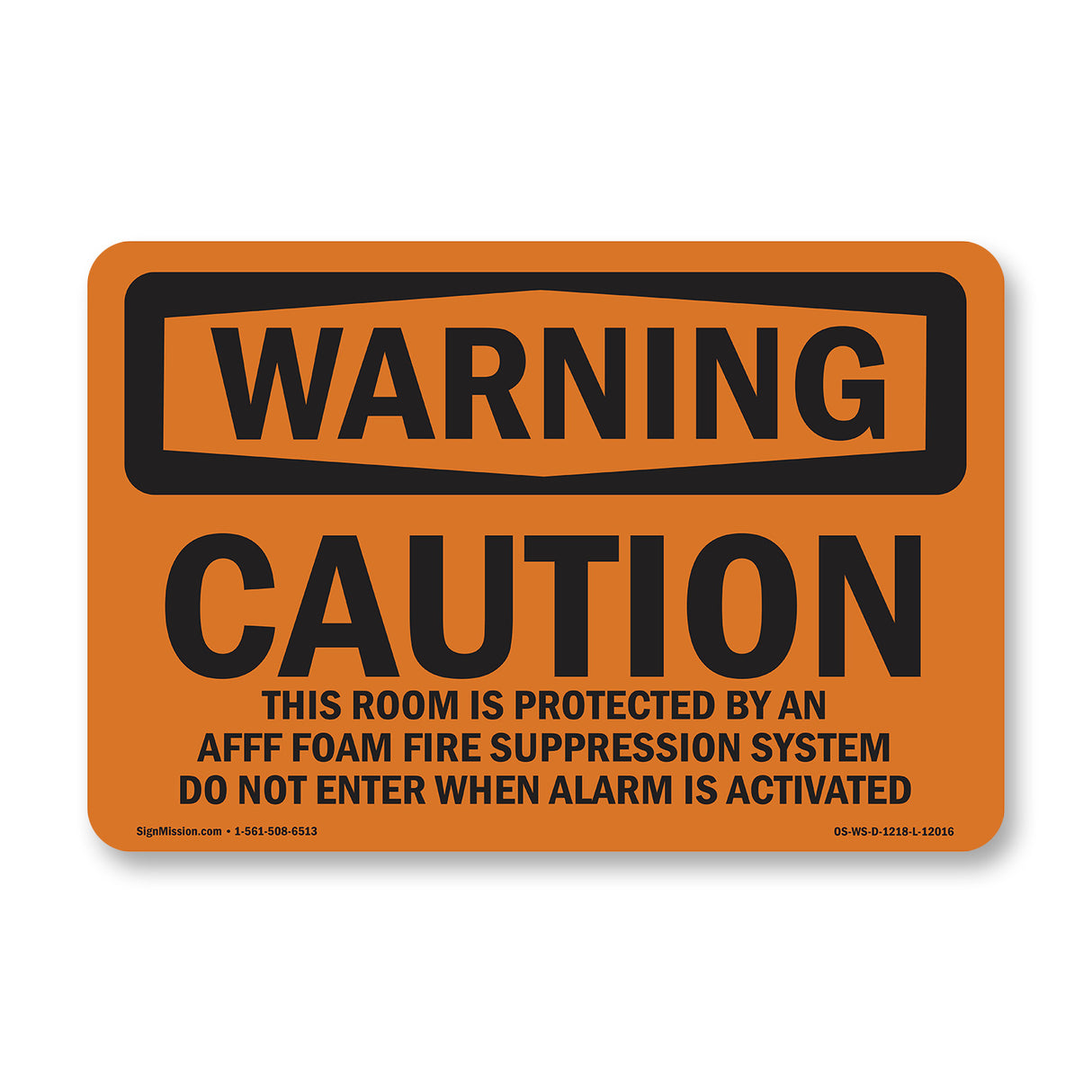 Caution This Room Is Protected By An Afff