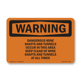 Dangerous Mine Shafts And Tunnels Occur