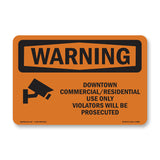 Downtown CommercialResidential With Symbol