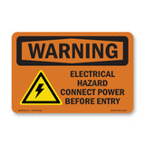 Electrical Hazard Disconnect With Symbol