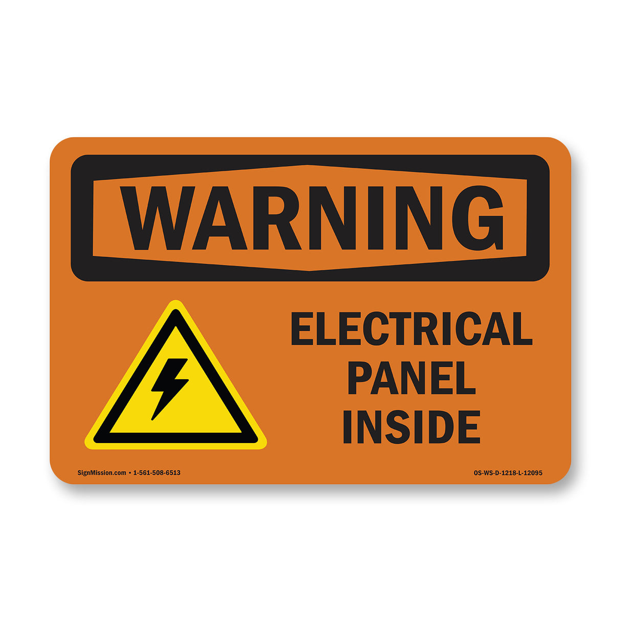 Electrical Panel Inside With Symbol