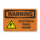 Electrical Panel Inside With Symbol