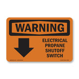 Electrical Propane Shutoff Switch With Symbol