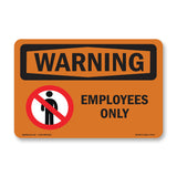 Employees Only With Symbol