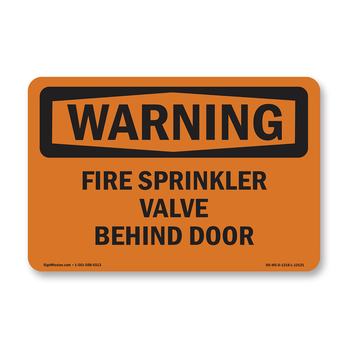 Fire Sprinkler Valve Behind Door