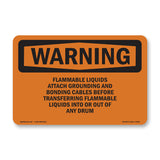 Flammable Liquids Attach Grounding And Bonding