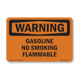 Gasoline No Smoking Flammable