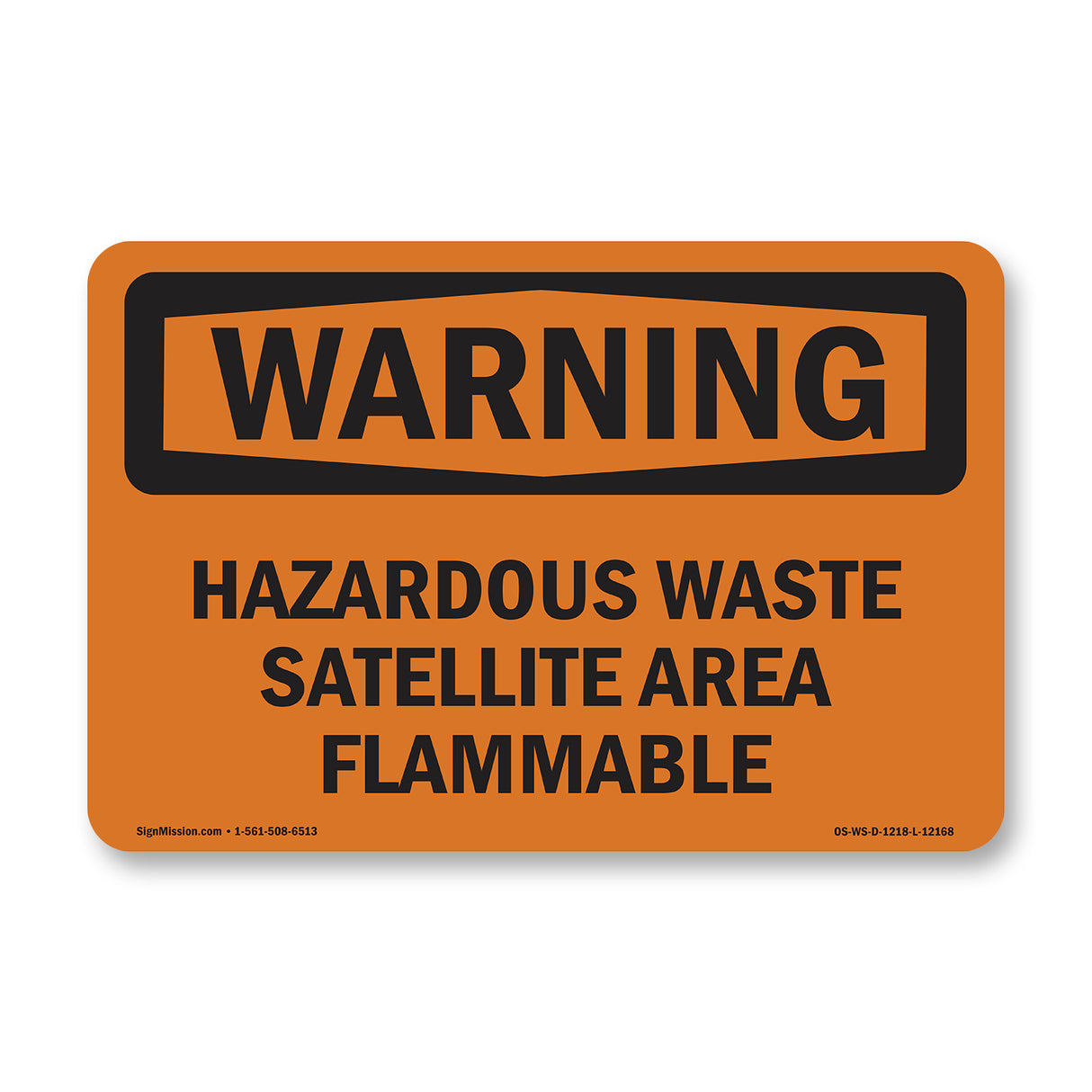 Hazardous Waste Satellite Area Flammable