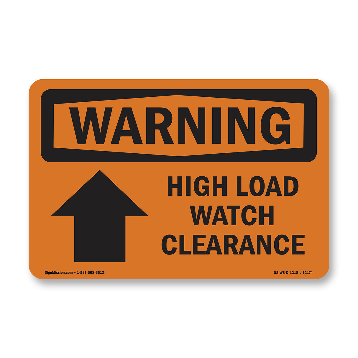 High Load Watch Clearance [Up Arrow] With Symbol