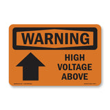 High Voltage Above With Symbol