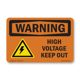 High Voltage Keep Out With Symbol
