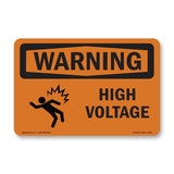 High Voltage With Symbol