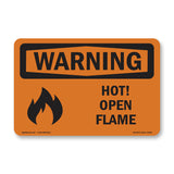 Hot! Open Flame With Symbol