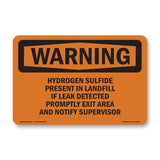 Hydrogen Sulfide Present In Landfill If