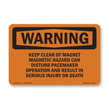 Keep Clear Of Magnet Magnetic Hazard Can