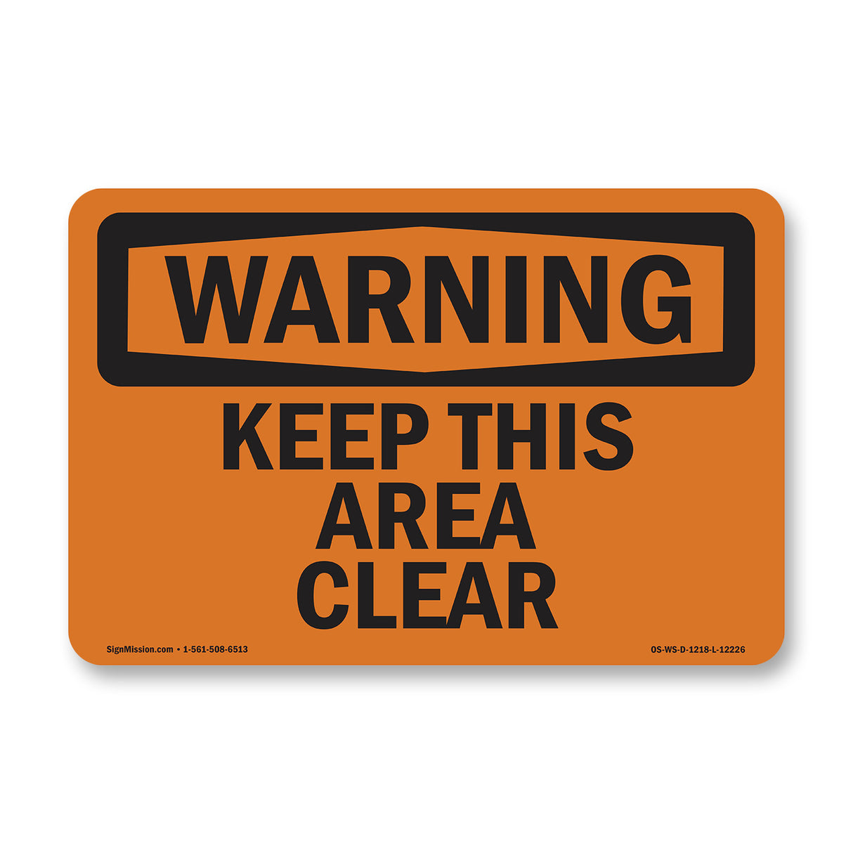 Keep This Area Clear