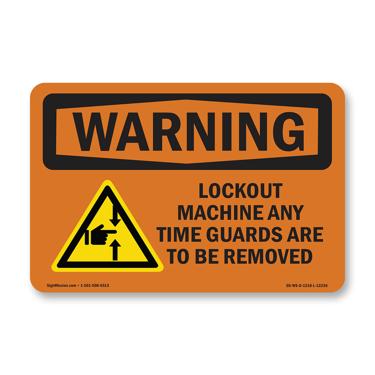 Lockout Machine Any Time Guards With Symbol
