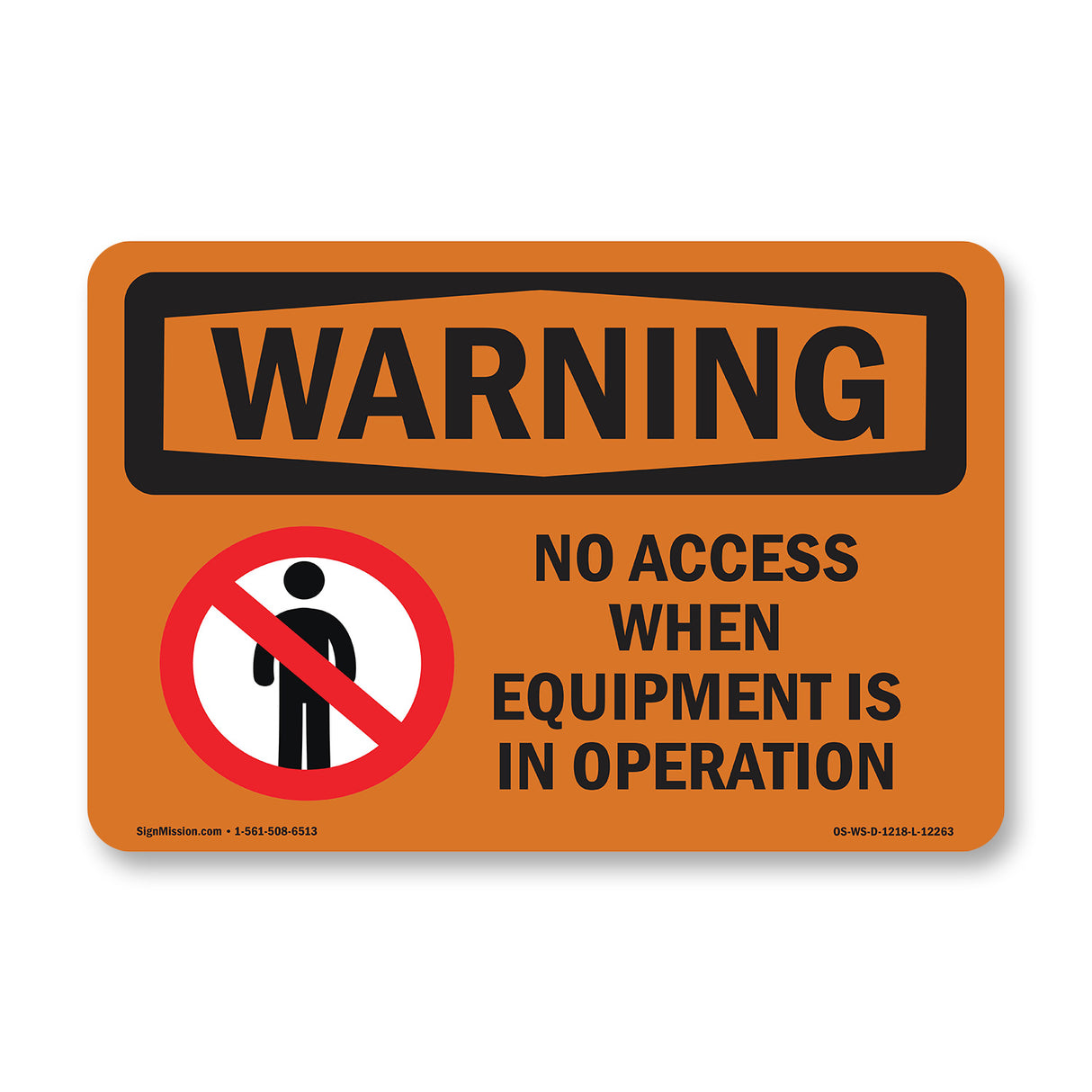 No Access When Equipment Is With Symbol